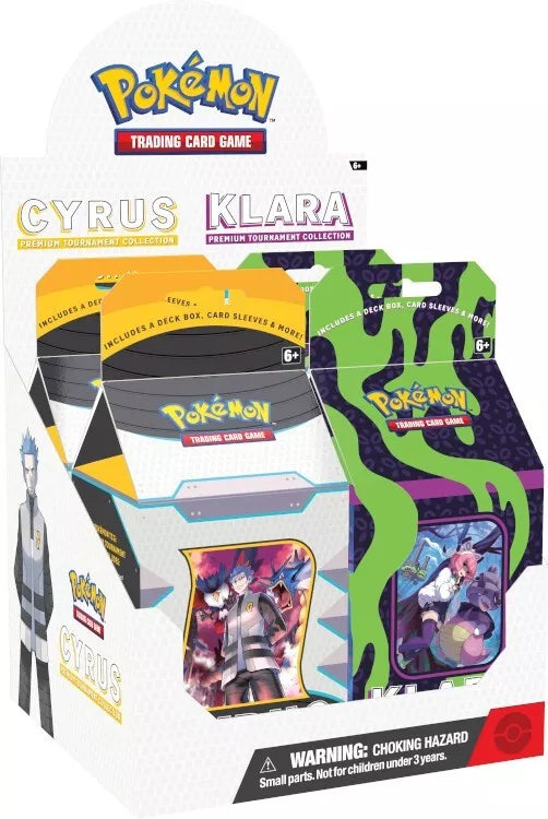 Pokemon TCG: Premium Tournament Collection - Cyrus/Klara - Sealed Display 4 Units - Voultes